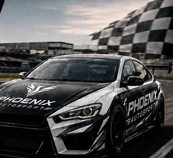 Phoenix Autosport race car on track